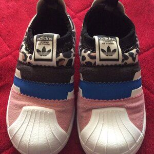 Adidas Superstar 360 Slip-On Sneakers for Walker/Toddler Size 8K